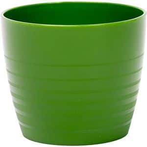 Masca ghiveci HARPLAST Silvia, D7 cm, plastic, verde pin