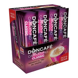 Cafea instant DONCAFE Mixes Cappuccino Clasic, 13gr
