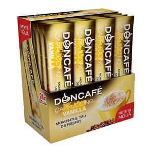 Cafea instant DONCAFE Mixes Cappuccino Vanilla, 13gr