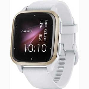 Smartwatch GARMIN Venu Sq 2, 40mm, Android/iOS, silicon, Cream Gold/White