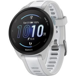 Smartwatch GARMIN Forerunner 165 43mm, GPS, Android/iOS, silicon, Mist Gray/Whitestone