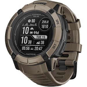 Smartwatch GARMIN Instinct 2X Solar Tactical Edition 50mm, GPS, Android/iOS, silicon, Coyote Tan