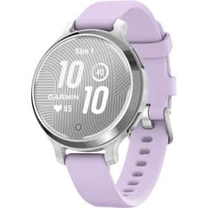 Smartwatch GARMIN Lily 2 Active, 38mm, GPS, Android/iOS, silicon, Silver/Jasmine Purple