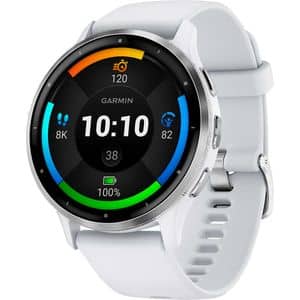 Smartwatch GARMIN Venu 3 45mm, Wi-Fi, GPS, Android/iOS, silicon, Whitestone Passivated