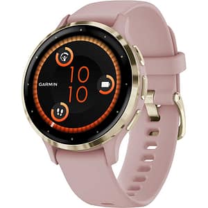 Smartwatch GARMIN Venu 3S 41mm, Wi-Fi, GPS, Android/iOS, silicon, Dust Rose/Soft Gold