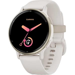 Smartwatch GARMIN Vivoactive 5 42mm, Wi-Fi, GPS, Android/iOS, silicon, Ivory/Cream Gold