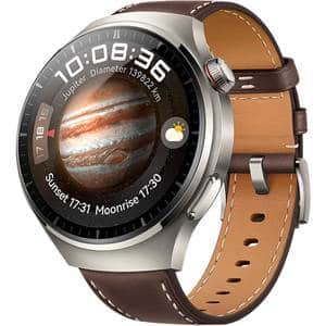 Smartwatch HUAWEI Watch 4 Pro, LTE, GPS, Wi-Fi, Android/iOS, piele, Dark Brown