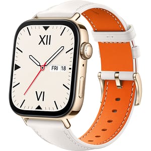 Smartwatch HUAWEI Watch Fit 3, GPS, Android/iOS, Gold/Pearl White Leather Strap