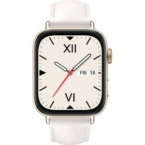 Smartwatch HUAWEI Watch Fit 3, GPS, Android/iOS, Gold/Pearl White Leather Strap