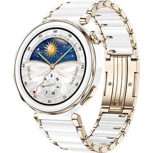 Smartwatch HUAWEI Watch GT 5 Pro 42mm, GPS, Android/iOS, Ceramic Titanium Strap
