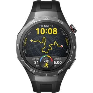 Smartwatch HUAWEI Watch GT 5 Pro 46mm, GPS, Android/iOS, Black Fluoroelastomer Strap