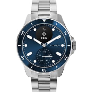 Smartwatch WITHINGS Scanwatch Nova, 42mm, Android/iOS, Albastru