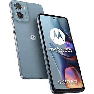 Telefon MOTOROLA Moto E15, 64GB, 2GB RAM, Dual-Sim, Misty Blue
