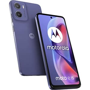 Telefon MOTOROLA Moto E15, 64GB, 2GB RAM, Dual-Sim, Fresh Purple