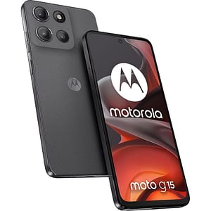 Telefon MOTOROLA Moto G15, 128GB, 8GB RAM, Dual SIM, Gravity Grey