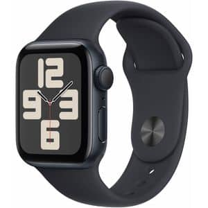APPLE Watch SE (2nd Gen) V2, GPS, 40mm Midnight Aluminium Case, Midnight Sport Band - M/L