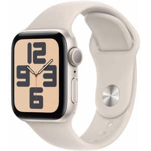 APPLE Watch SE (2nd Gen) V2, GPS, 44mm Starlight Sport Aluminium Case, Starlight Sport Band - S/M