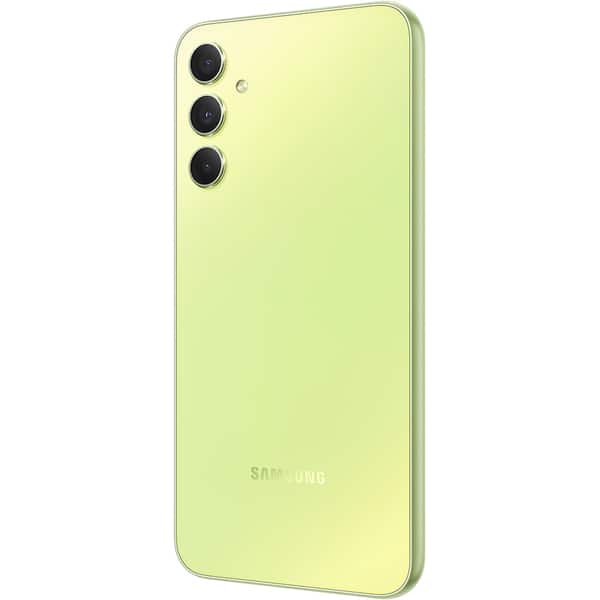Telefon SAMSUNG Galaxy A34 5G, 128GB, 6GB RAM, Dual SIM, Awesome Lime
