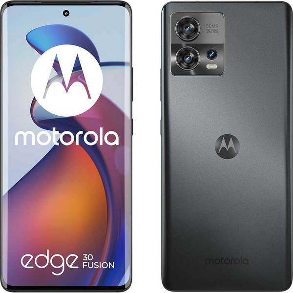 Telefon MOTOROLA Edge 30 Fusion 5G, 128GB, 8GB RAM, Dual SIM, Quartz Black