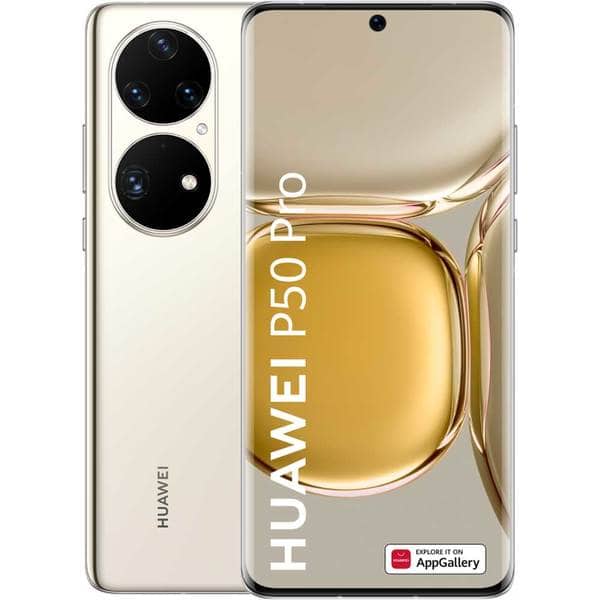 Telefon HUAWEI P50 Pro, 256GB, 8GB RAM, Dual SIM, Cocoa Gold