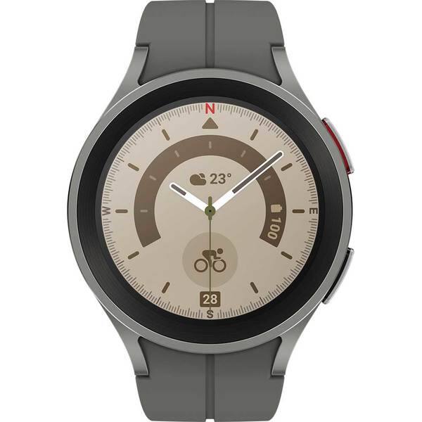 Smartwatch SAMSUNG Galaxy Watch5 Pro, 45mm, 4G, Wi-Fi, Android, GraY Titanium