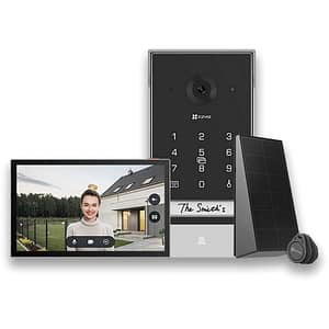 Interfon video EZVIZ EP7, 2K, Wi-Fi, Detecrate umana, 162, Monitor 7 inch, negru