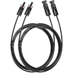 Extensie cablu ECOFLOW Solar, IP67, negru