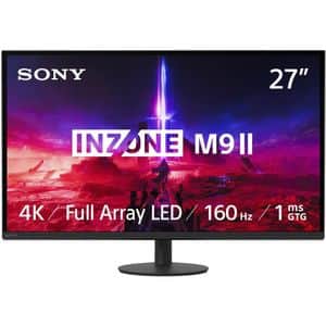 Monitor gaming LCD IPS SONY INZONE M9 II, 27", 4K UHD, 160Hz, G-SYNC Compatible, HDR10, Boxe, negru