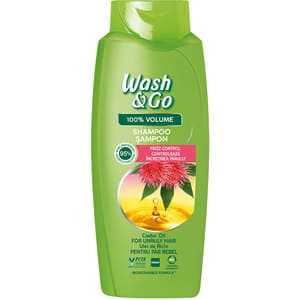 Sampon WASH&GO Castor Oil, 675ml