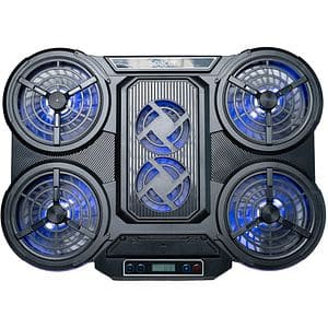 Cooler pad Gaming SPACER SPNS-Gaming-6F, RGB, USB, negru