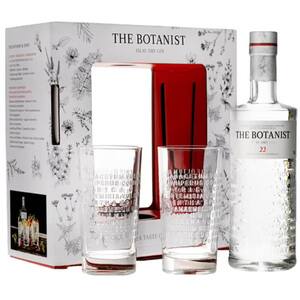 Pachet Gin The Botanist, 0.7L + 2 pahare