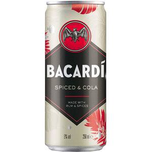 Rom Bacardi Spiced Cola bax 0.25L x 12 doze