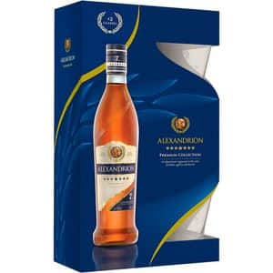 Set Brandy Alexandrion 7, 0.7L + 2 pahare