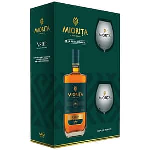Set Vinars Miorita VSOP, 0.7L + 2 pahare