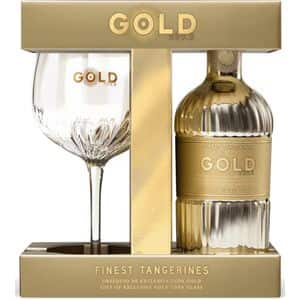 Set Gin Gold 999.9, 0.7L + 1 pahar