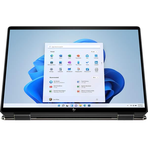 Laptop 2 in 1 HP Spectre x360 14-ef0024nn, Intel Core i7-1255U pana la 4.7GHz, 13.5" WUXGA+ Touch, 16GB, SSD 1TB, Intel Iris Xe Graphics, Windows 11 Home, negru