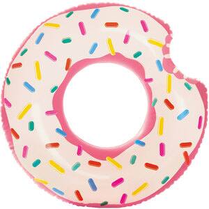 Colac INTEX Rainbow Donut 56265EP, 94 cm, roz