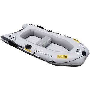 Barca gonflabila cu motor AQUAMARINA Motion, 255 x 125 cm, alb