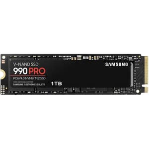 Solid-State Drive (SSD) SAMSUNG 990 Pro, 1TB, PCIe NVMe 4.0 x4, M.2, MZ-V9P1T0BW