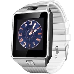 Smartwatch STAR Rush Argintiu Si Curea Silicon Alba, SIM