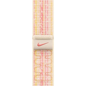 Bratara pentru APPLE Watch 45mm Nike Starlight/Pink Nike Sport Loop, MUJY3ZM/A