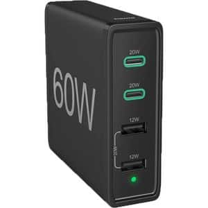 Statie incarcare HAMA 201628, 2xUSB-A 20W, 2xUSB-C Power Delivery (PD) 40W, negru