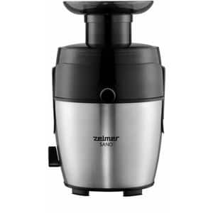 Storcator fructe si legume ZELMER ZJE4800, 0.4l, 800W, 2 trepte putere, argintiu-negru