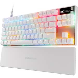 Tastatura Gaming Mecanica STEELSERIES Apex Pro TKL Gen 3, USB, Layout US, alb