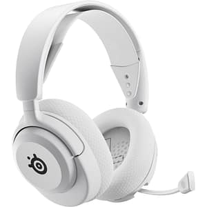 Casti Gaming Wireless STEELSERIES Arctis Nova 5P, Spatial Audio, multiplatforma, alb