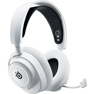 Casti Gaming Wireless STEELSERIES Arctis Nova 7X, surround, multiplatforma, 3.5 mm, alb