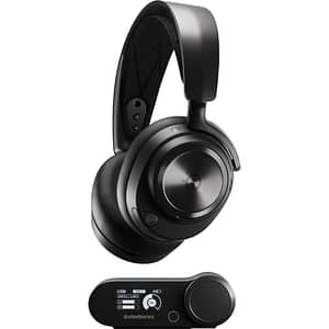Casti Gaming Wireless STEELSERIES Arctis Nova Pro, Xbox, PC, Spatial Audio, multiplatforma, negru