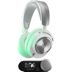 Casti Gaming Wireless STEELSERIES Arctis Nova Pro X Wireless, Spatial Audio, multiplatforma, alb