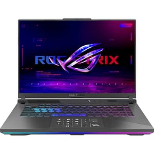 Laptop Gaming ASUS ROG Strix G16 G614PR-RV058, AMD Ryzen 9 8940HX pana la 5.3GHz, 16" WUXGA, 16GB, SSD 1TB, NVIDIA GeForce RTX 5070 Ti 12GB, Free DOS, Eclipse Gray