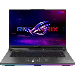 Laptop Gaming ASUS ROG Strix G16 G614FR-S5141, AMD Ryzen 9 9955HX pana la 5.4GHz, 16" WQXGA, 16GB, SSD 1TB, NVIDIA GeForce RTX 5070 Ti 12GB, Free DOS, Volt Green
